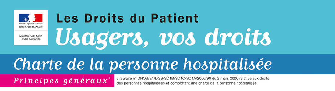 bandeau Charte patient hospitalisé